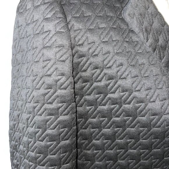 Margaret O’Leary Womens Quilted Jacket Size Medium M L Black Snap Front Lined - Picture 7 of 12